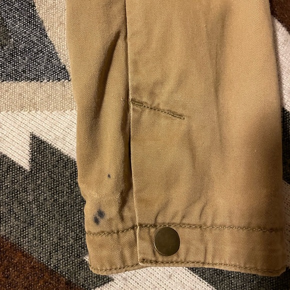 Eddie Bauer Cotton Barn Jacket - Wo Medium - Utility Field Coat - Tan/Camel - Picture 5 of 5